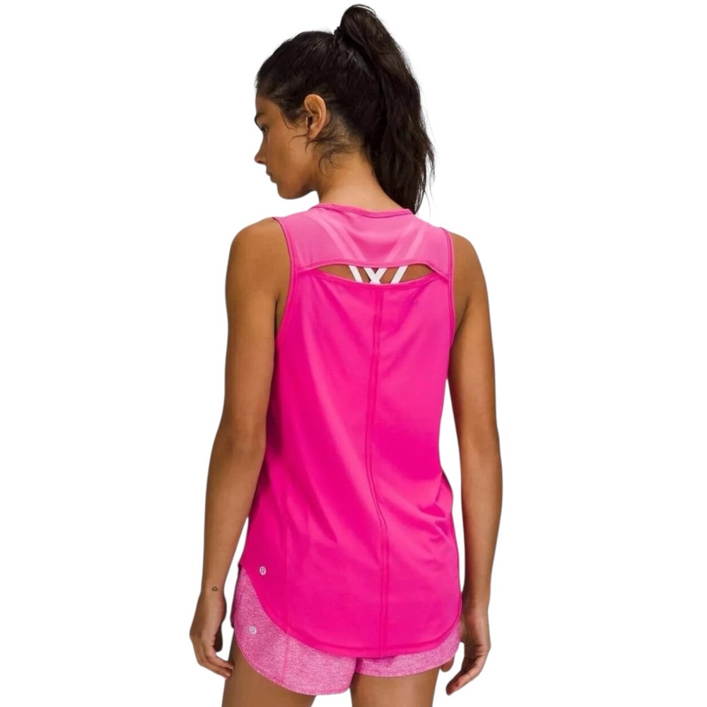 Lululemon Athletica Women's Pink Sleeveless Top size 8